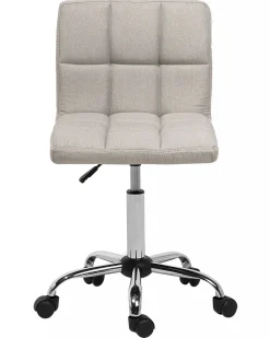 Arbeitshocker Mit Rollen Beige Hohenverstellbar Marion