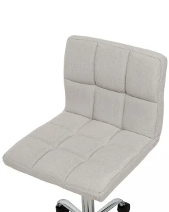 Arbeitshocker Mit Rollen Beige Hohenverstellbar Marion
