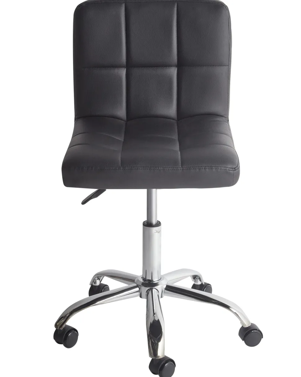 Arbeitshocker Mit Rollen Schwarz Hohenverstellbar Marion