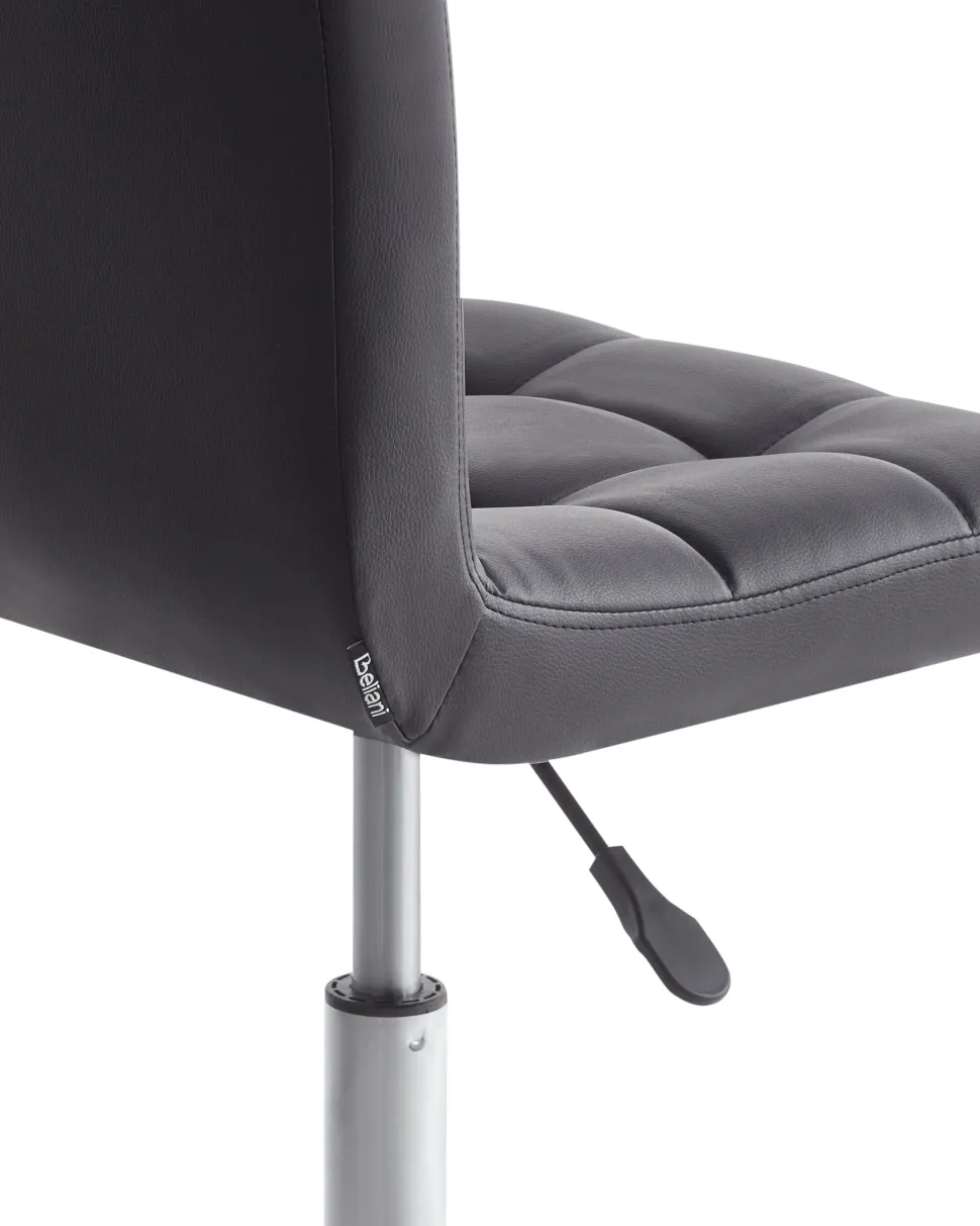 Arbeitshocker Mit Rollen Schwarz Hohenverstellbar Marion