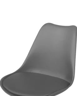 Arbeitshocker Mit Rollen Kunstleder Grau Hohenverstellbar Dakota Ii