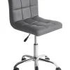 Arbeitshocker Mit Rollen Grau Hohenverstellbar Marion