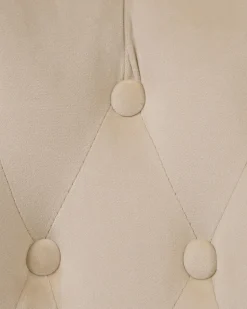 Arbeitshocker Mit Rollen Samtstoff Beige Hohenverstellbar Parrish