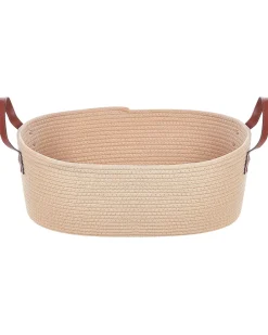 Aufbewahrungskorb Baumwolle Hellbeige 2Er Set Gissar