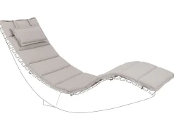 Auflage Fur Gartenliege Brescia Taupe 180 X 60 X 5 Cm