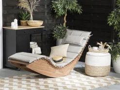 Auflage Fur Gartenliege Brescia Taupe 180 X 60 X 5 Cm