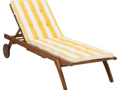 Auflage Fur Gartenliege Cesana Gelb Gestreift 192 X 56 X 5 Cm