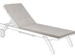 Auflage Fur Gartenliege Cesana Taupe 192 X 56 X 5 Cm