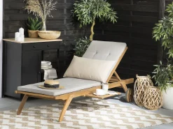 Auflage Fur Gartenliege Cesana Taupe 192 X 56 X 5 Cm