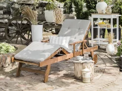 Auflage Fur Gartenliege Toscana/Java Grau-Beige 188 X 59 X 5 Cm
