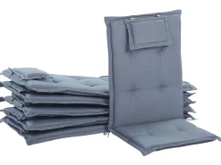 Auflage Fur Gartenstuhl 6Er Set Blau Toscana /Java