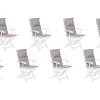 Auflage Fur Gartenstuhl 8Er Set Taupe Maui