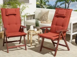 Auflage Fur Gartenstuhl 2Er Set Terracotta Toscana/Java