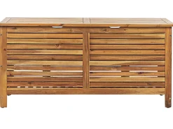 Auflagenbox Akazienholz Hellbraun 130 X 48 Cm Riviera