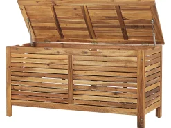 Auflagenbox Akazienholz Hellbraun 130 X 48 Cm Riviera