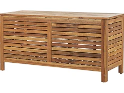 Auflagenbox Akazienholz Hellbraun 130 X 48 Cm Riviera