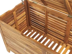 Auflagenbox Akazienholz Hellbraun 130 X 48 Cm Riviera