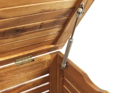 Auflagenbox Akazienholz Hellbraun 130 X 48 Cm Riviera