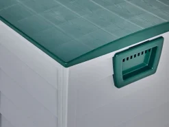 Auflagenbox Kunststoff Beige / Grun 112 X 50 Cm Locarno