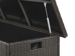 Auflagenbox Rattan Braun 126 X 46 Cm Modena