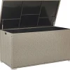 Auflagenbox Rattan Taupe 155 X 75 Cm Modena