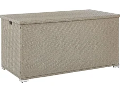 Auflagenbox Rattan Taupe 155 X 75 Cm Modena