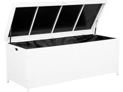 Auflagenbox Rattan Weis 158 X 63 Cm Modena