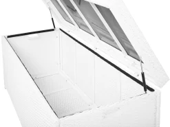 Auflagenbox Rattan Weis 158 X 63 Cm Modena
