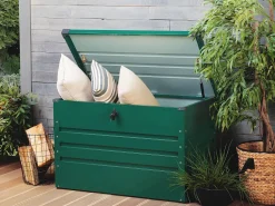 Auflagenbox Stahl Dunkelgrun 100 X 62 Cm Cebrosa