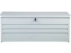 Auflagenbox Stahl Hellgrau 165 X 70 Cm Cebrosa