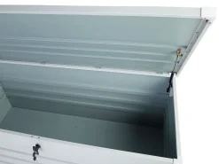 Auflagenbox Stahl Hellgrau 165 X 70 Cm Cebrosa