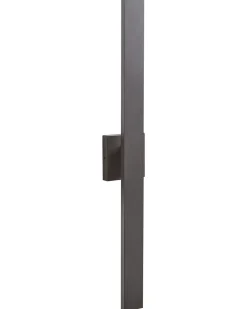 Ausenwandleuchte Led Metall Schwarz 89 Cm Rechteckig Melgam