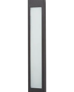 Ausenwandleuchte Led Metall Schwarz 89 Cm Rechteckig Melgam