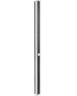 Ausenwandleuchte Led Metall Schwarz Mit Bewegungsmelder 100 Cm Rechteckig Savane