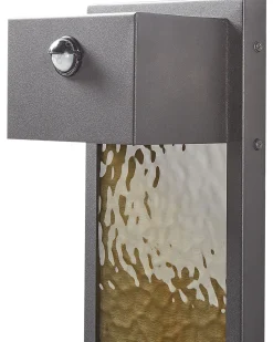 Ausenwandleuchte Led Mit Bewegungssensor Grau Carron