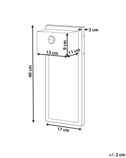 Ausenwandleuchte Led Mit Bewegungssensor Grau Carron