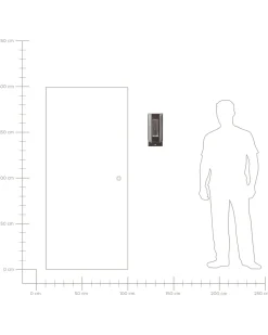 Ausenwandleuchte Led Mit Bewegungssensor Braun Fruid