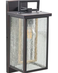 Ausenwandleuchte Metall Schwarz Mit Bewegungsmelder 37 Cm Rechteckig Gala