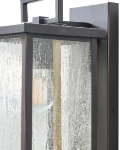 Ausenwandleuchte Metall Schwarz Mit Bewegungsmelder 37 Cm Rechteckig Gala
