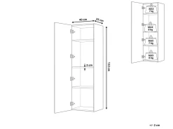 Bad Hangeschrank Grau Mataro
