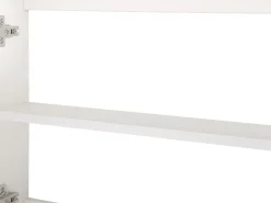 Bad Spiegelschrank Weis / Silber Mit Led-Beleuchtung 60 X 60 Cm Jaramillo
