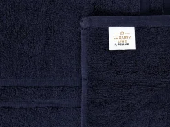 Badehandtuch Set Frottee Baumwolle Dunkelblau 2-Teilig Mitiaro