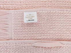 Badehandtuch Set Frottee Baumwolle Pastellrosa 2-Teilig Atiu