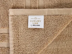 Badehandtuch Set Mit Badematte Frottee Baumwolle Sandbeige 9-Teilig Mitiaro