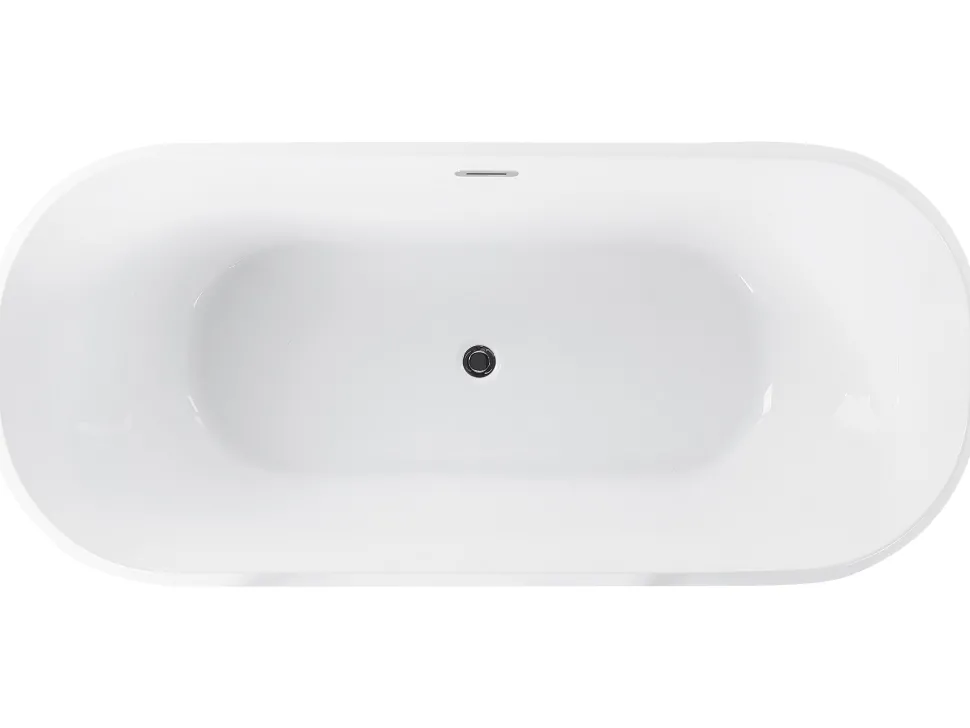 Badewanne Freistehend Blaugrun Oval 170 X 77 Cm Tesoro