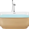 Badewanne Freistehend Gold Oval 170 X 77 Cm Tesoro