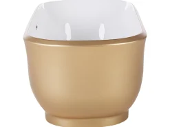 Badewanne Freistehend Gold Oval 170 X 77 Cm Tesoro