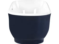 Badewanne Freistehend Marineblau Oval 170 X 77 Cm Tesoro