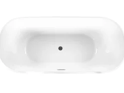 Badewanne Freistehend Marineblau Oval 170 X 77 Cm Tesoro