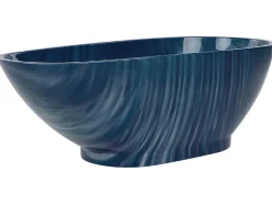 Badewanne Freistehend Marineblau Marmor Optik 170 X 80 Cm Rioja